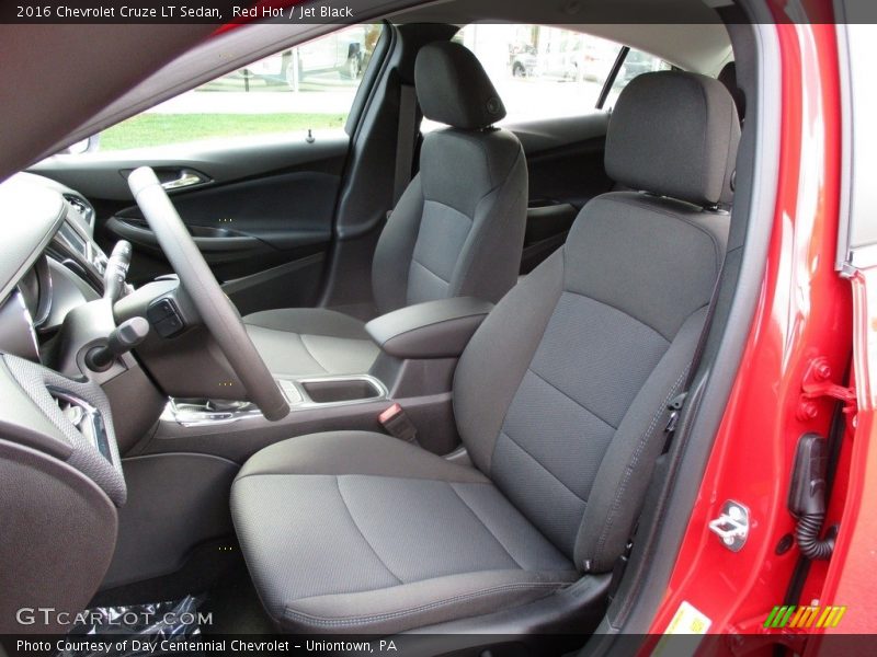 Red Hot / Jet Black 2016 Chevrolet Cruze LT Sedan