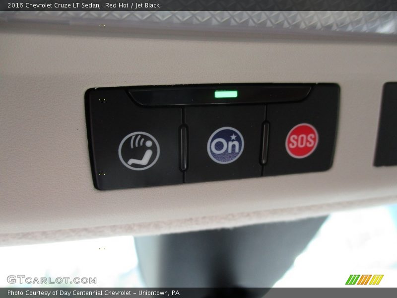 Red Hot / Jet Black 2016 Chevrolet Cruze LT Sedan