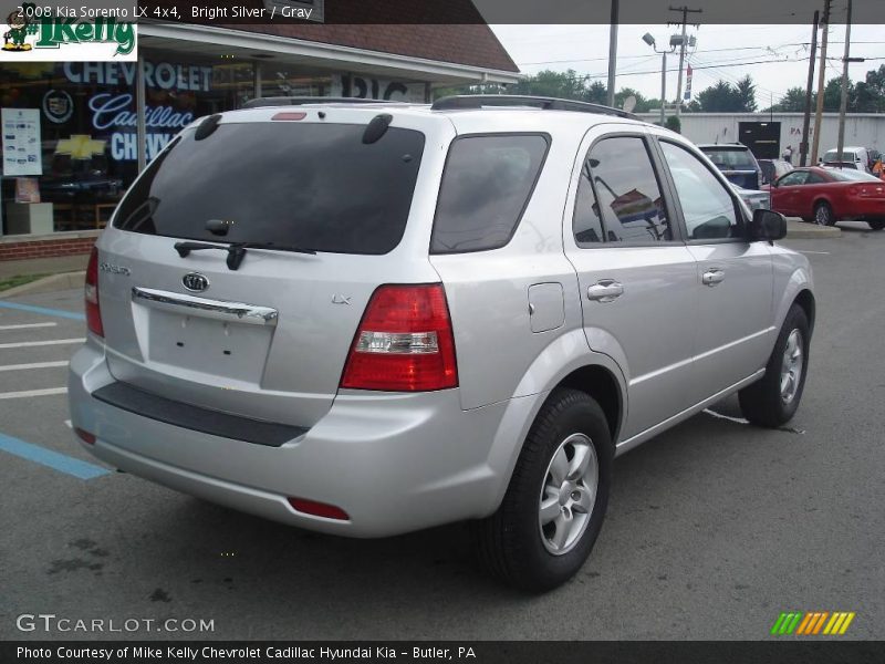 Bright Silver / Gray 2008 Kia Sorento LX 4x4