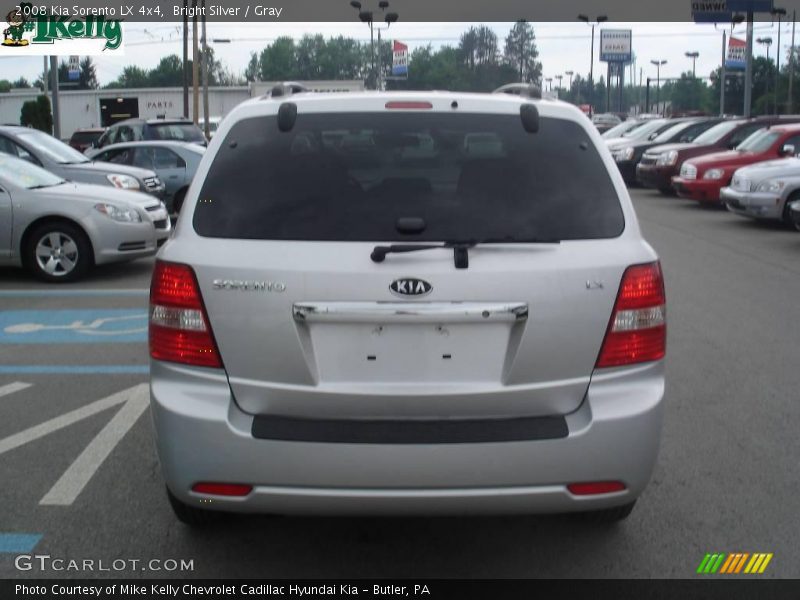 Bright Silver / Gray 2008 Kia Sorento LX 4x4