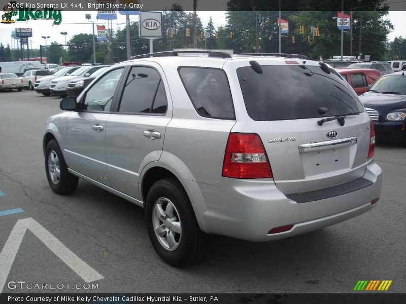 Bright Silver / Gray 2008 Kia Sorento LX 4x4