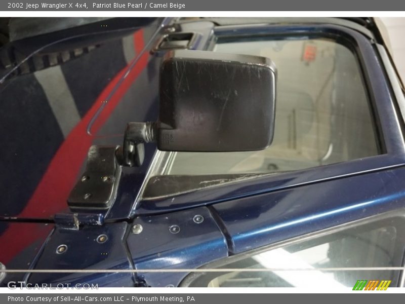 Patriot Blue Pearl / Camel Beige 2002 Jeep Wrangler X 4x4