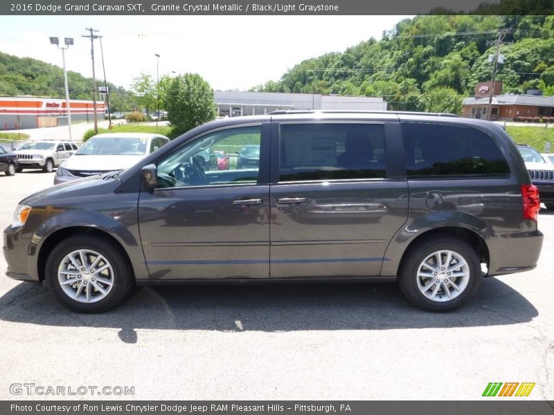 Granite Crystal Metallic / Black/Light Graystone 2016 Dodge Grand Caravan SXT