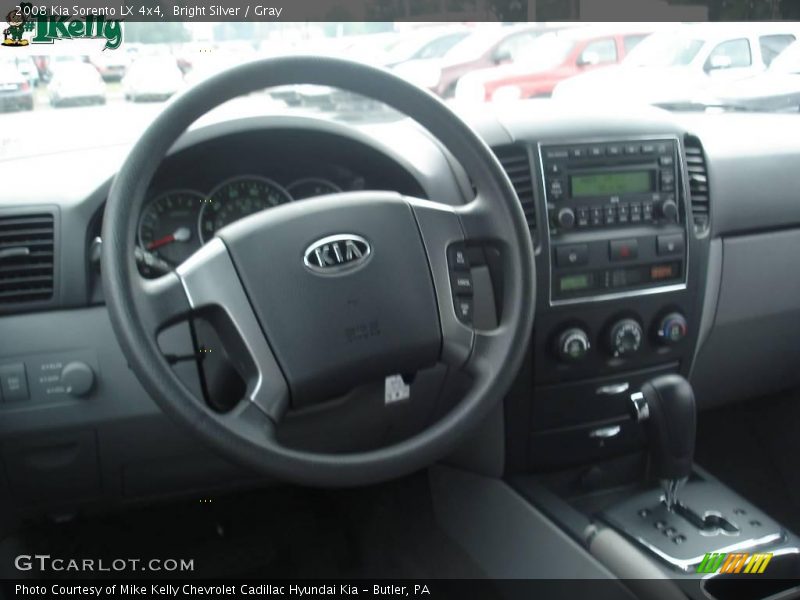 Bright Silver / Gray 2008 Kia Sorento LX 4x4