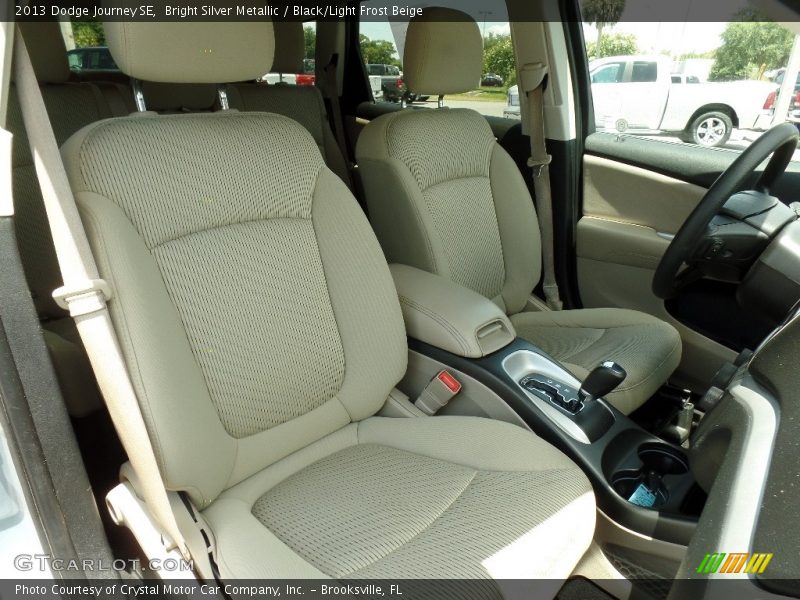 Bright Silver Metallic / Black/Light Frost Beige 2013 Dodge Journey SE