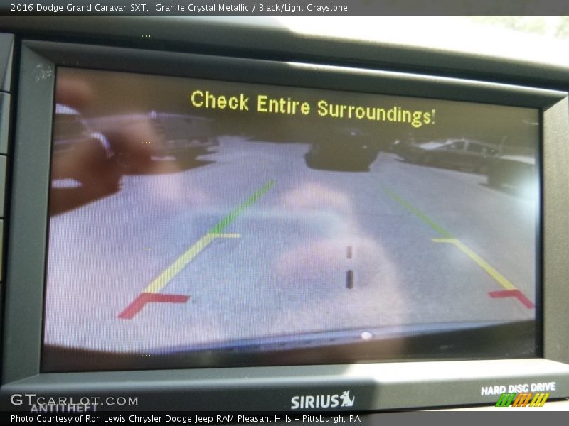 Granite Crystal Metallic / Black/Light Graystone 2016 Dodge Grand Caravan SXT