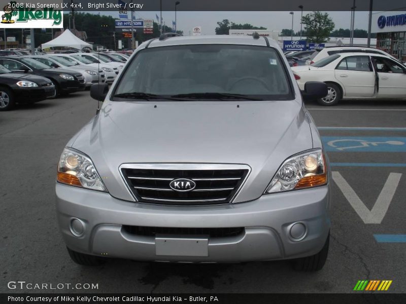 Bright Silver / Gray 2008 Kia Sorento LX 4x4