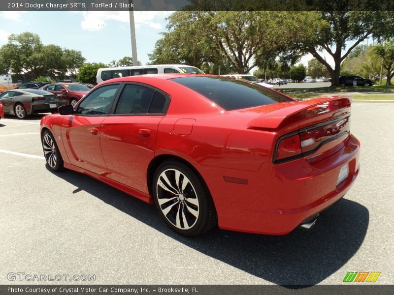 TorRed / Black 2014 Dodge Charger SRT8