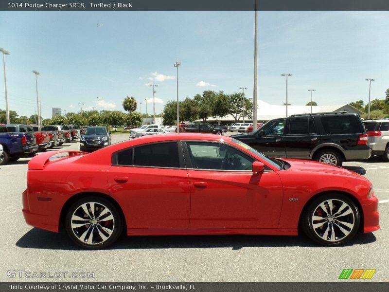 TorRed / Black 2014 Dodge Charger SRT8