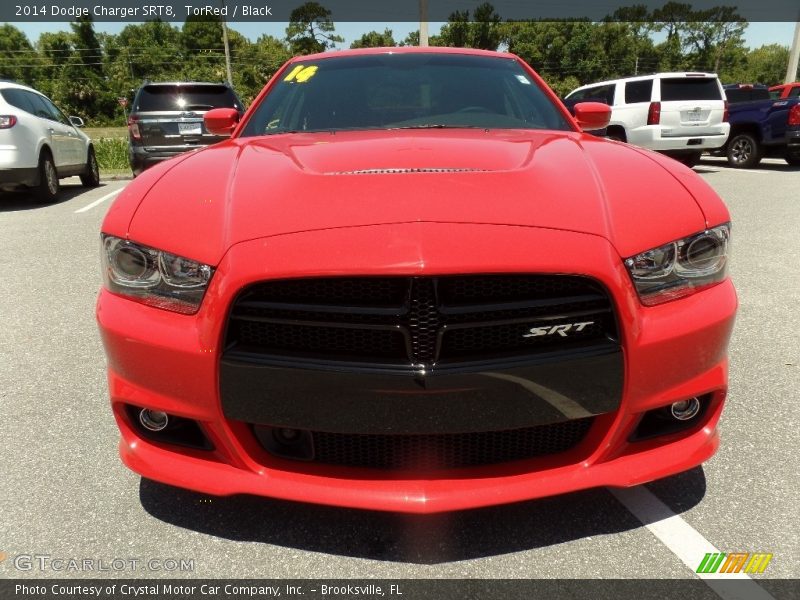 TorRed / Black 2014 Dodge Charger SRT8