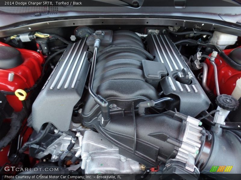 TorRed / Black 2014 Dodge Charger SRT8