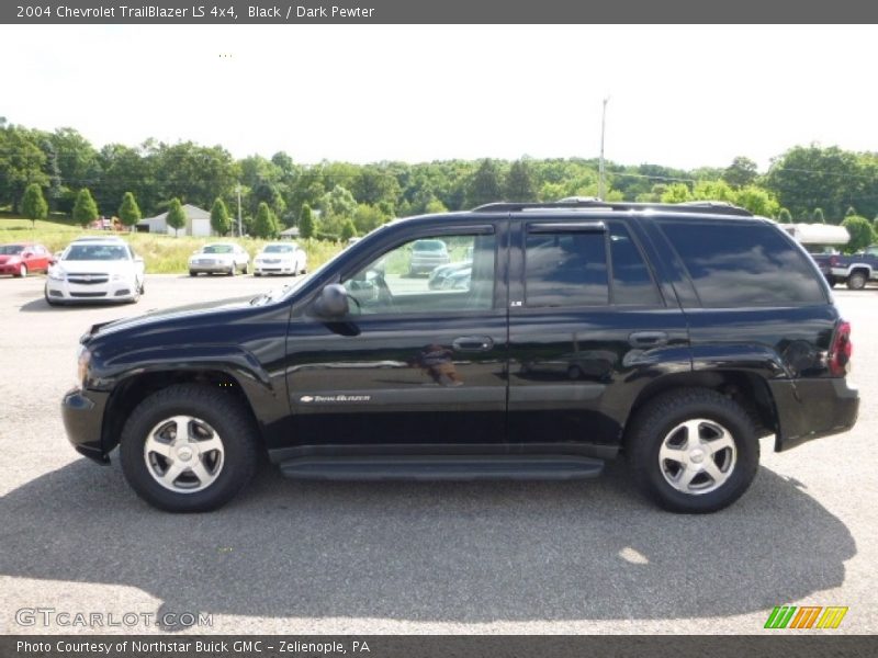 Black / Dark Pewter 2004 Chevrolet TrailBlazer LS 4x4