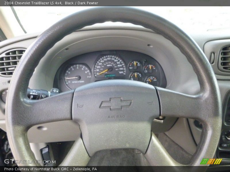 Black / Dark Pewter 2004 Chevrolet TrailBlazer LS 4x4