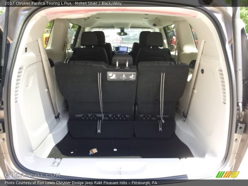 Molten Silver / Black/Alloy 2017 Chrysler Pacifica Touring L Plus