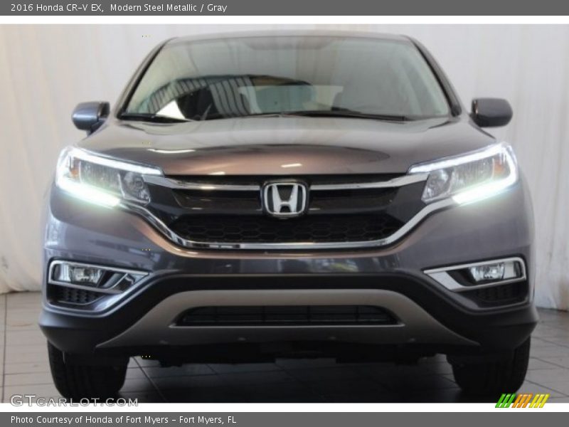 Modern Steel Metallic / Gray 2016 Honda CR-V EX
