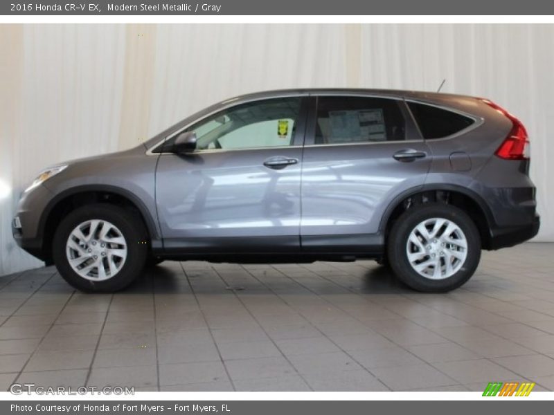 Modern Steel Metallic / Gray 2016 Honda CR-V EX