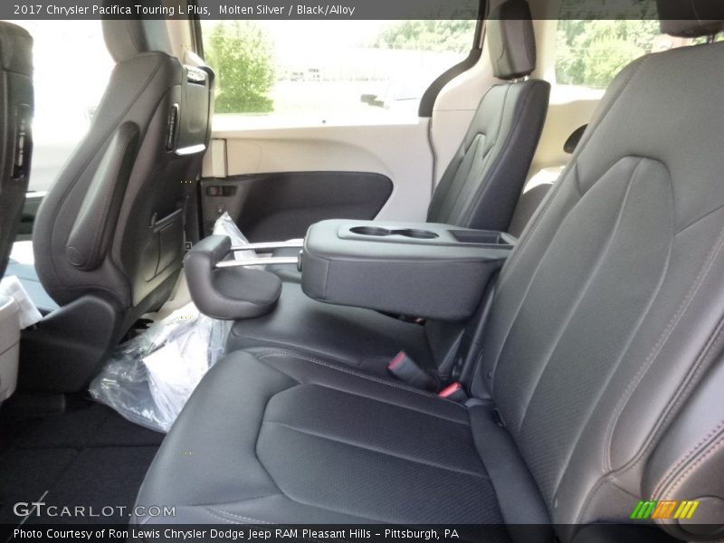 Molten Silver / Black/Alloy 2017 Chrysler Pacifica Touring L Plus