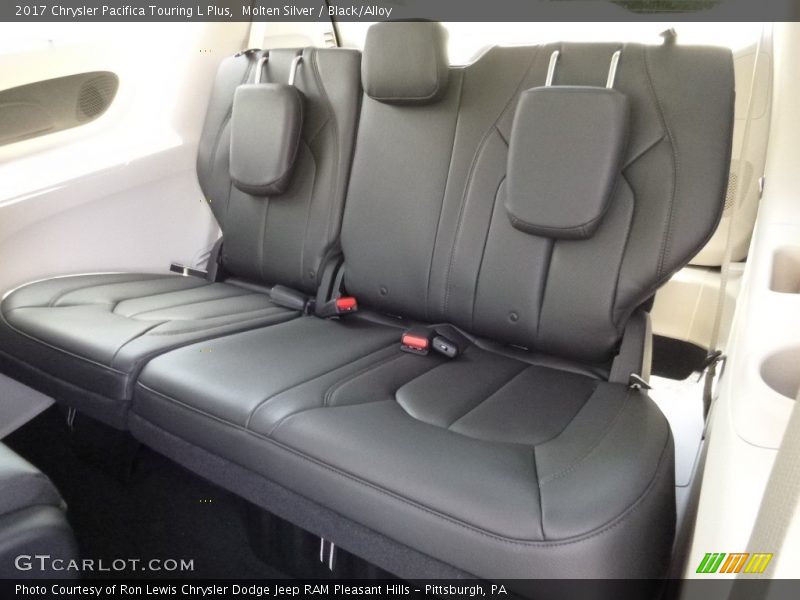 Molten Silver / Black/Alloy 2017 Chrysler Pacifica Touring L Plus