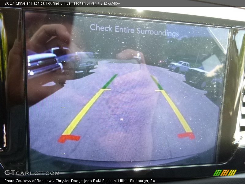 Molten Silver / Black/Alloy 2017 Chrysler Pacifica Touring L Plus