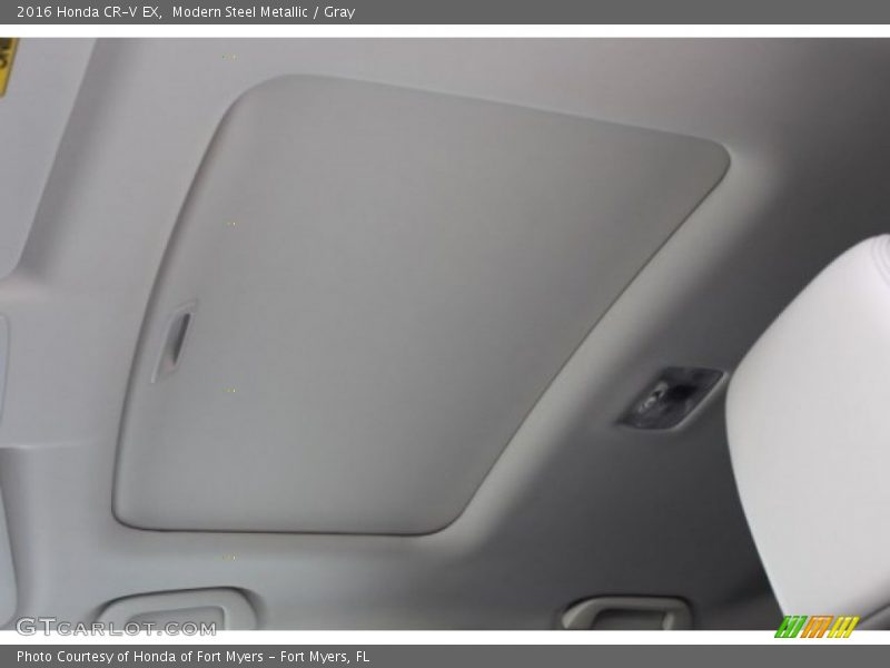 Modern Steel Metallic / Gray 2016 Honda CR-V EX