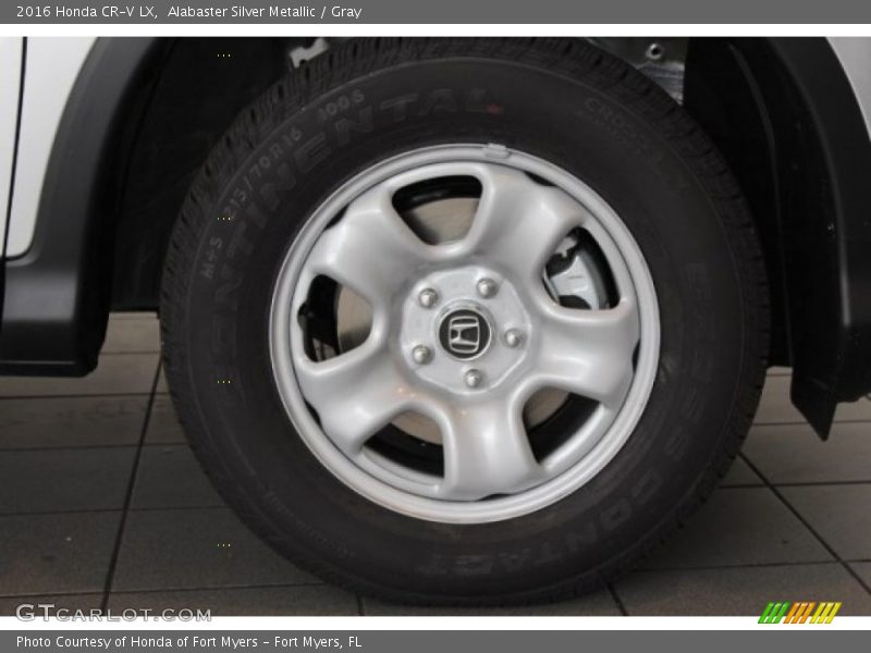Alabaster Silver Metallic / Gray 2016 Honda CR-V LX