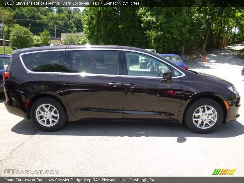 Dark Cordovan Pearl / Cognac/Alloy/Toffee 2017 Chrysler Pacifica Touring