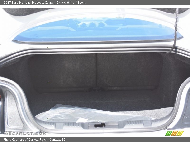 Oxford White / Ebony 2017 Ford Mustang Ecoboost Coupe