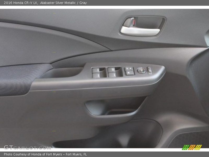 Alabaster Silver Metallic / Gray 2016 Honda CR-V LX