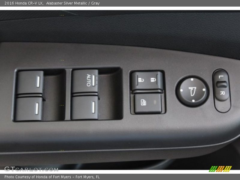 Alabaster Silver Metallic / Gray 2016 Honda CR-V LX
