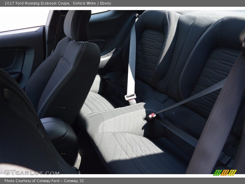 Oxford White / Ebony 2017 Ford Mustang Ecoboost Coupe