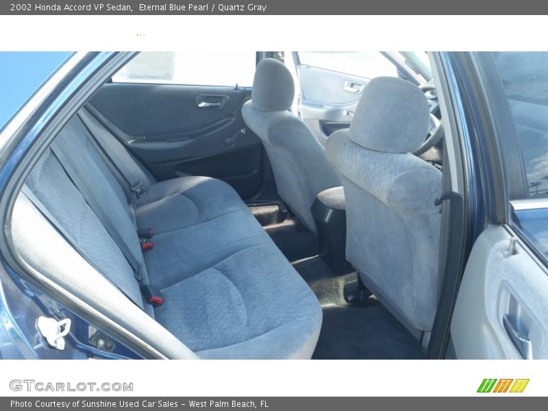 Eternal Blue Pearl / Quartz Gray 2002 Honda Accord VP Sedan