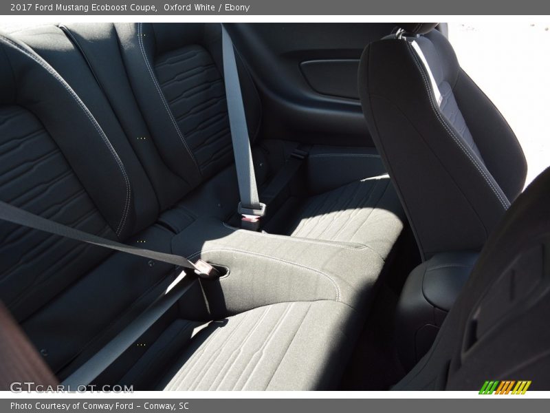 Oxford White / Ebony 2017 Ford Mustang Ecoboost Coupe