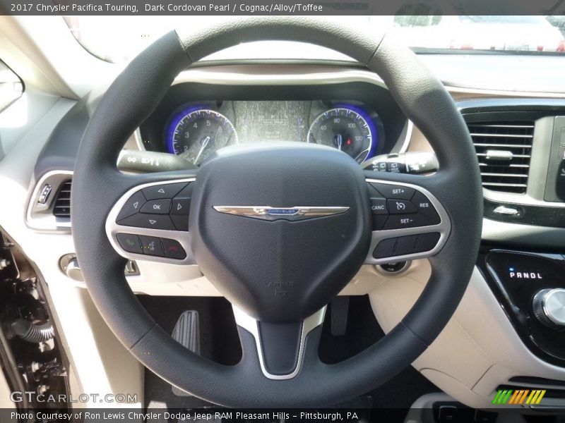 Dark Cordovan Pearl / Cognac/Alloy/Toffee 2017 Chrysler Pacifica Touring