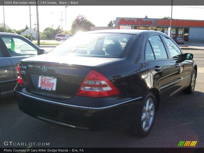 Black / Black 2004 Mercedes-Benz C 240 Sedan