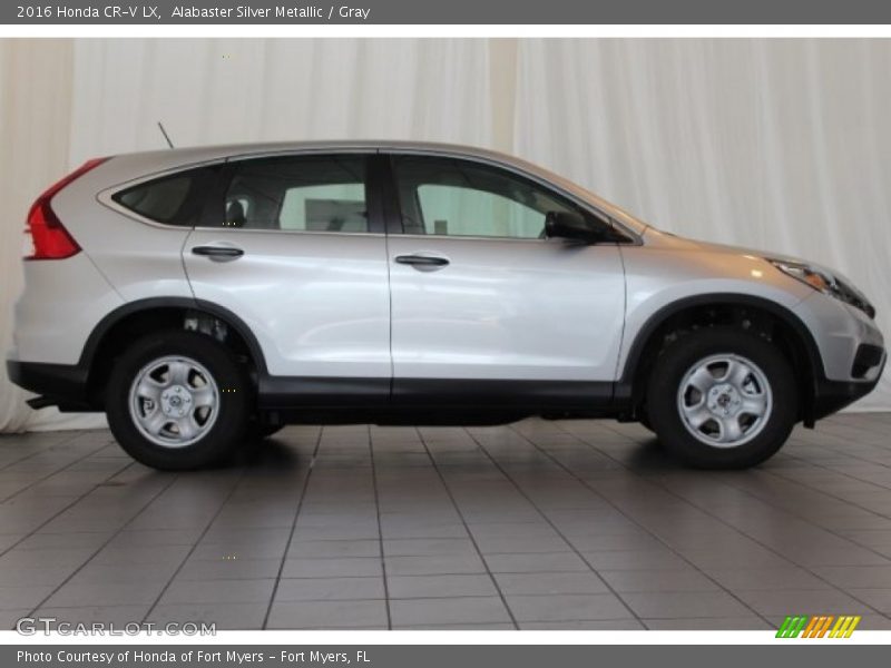 Alabaster Silver Metallic / Gray 2016 Honda CR-V LX