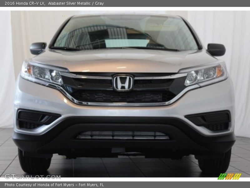 Alabaster Silver Metallic / Gray 2016 Honda CR-V LX