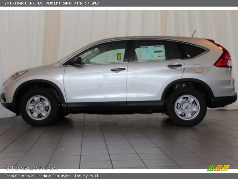 Alabaster Silver Metallic / Gray 2016 Honda CR-V LX
