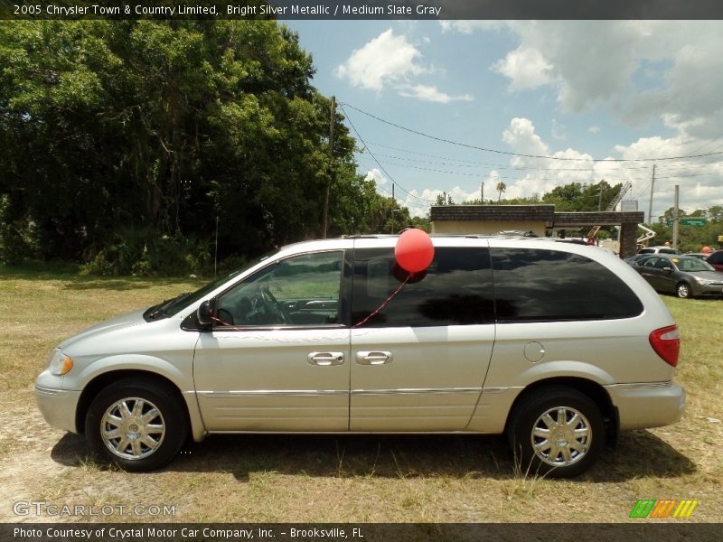 Bright Silver Metallic / Medium Slate Gray 2005 Chrysler Town & Country Limited