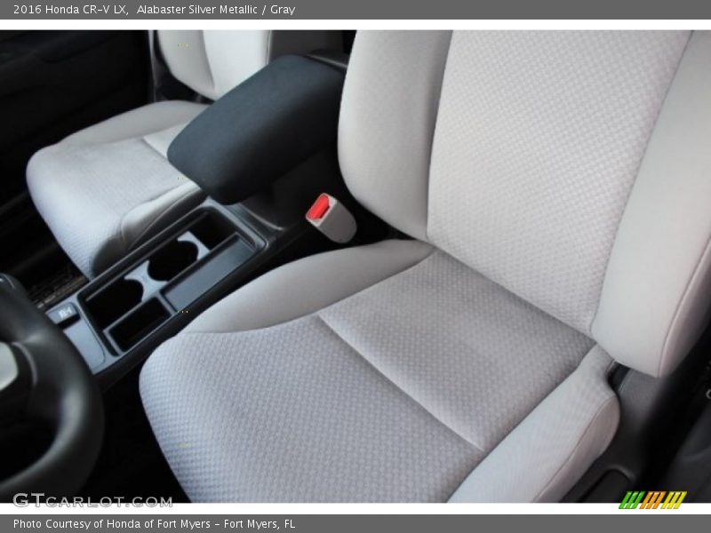 Alabaster Silver Metallic / Gray 2016 Honda CR-V LX