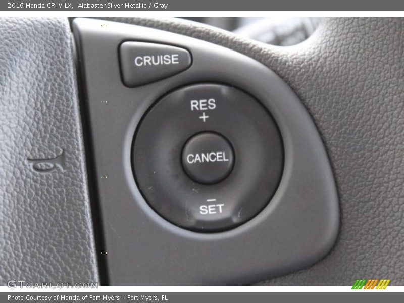 Alabaster Silver Metallic / Gray 2016 Honda CR-V LX