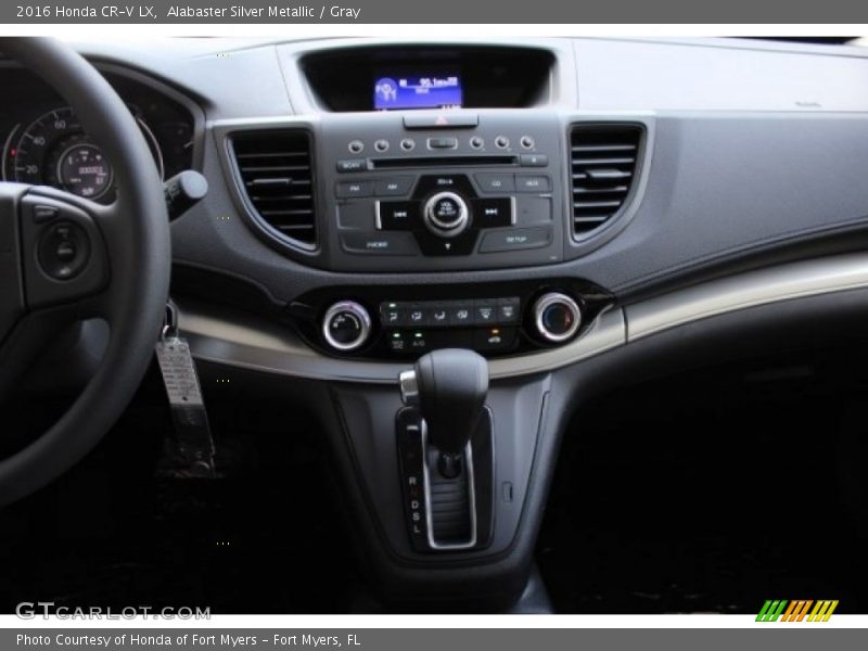 Alabaster Silver Metallic / Gray 2016 Honda CR-V LX