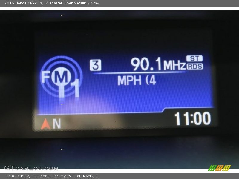 Alabaster Silver Metallic / Gray 2016 Honda CR-V LX