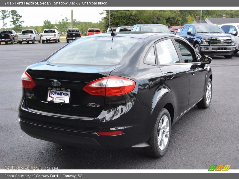 Shadow Black / Charcoal Black 2016 Ford Fiesta SE Sedan