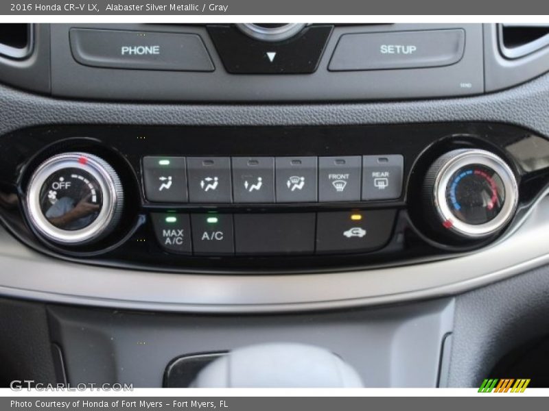 Alabaster Silver Metallic / Gray 2016 Honda CR-V LX