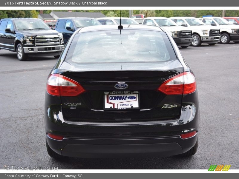 Shadow Black / Charcoal Black 2016 Ford Fiesta SE Sedan