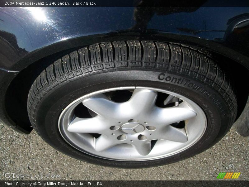 Black / Black 2004 Mercedes-Benz C 240 Sedan