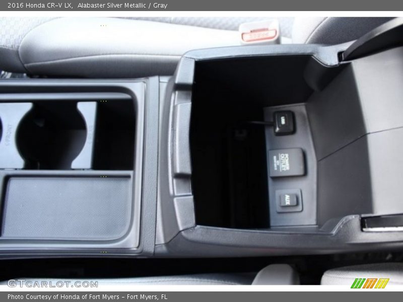 Alabaster Silver Metallic / Gray 2016 Honda CR-V LX