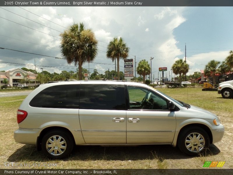 Bright Silver Metallic / Medium Slate Gray 2005 Chrysler Town & Country Limited