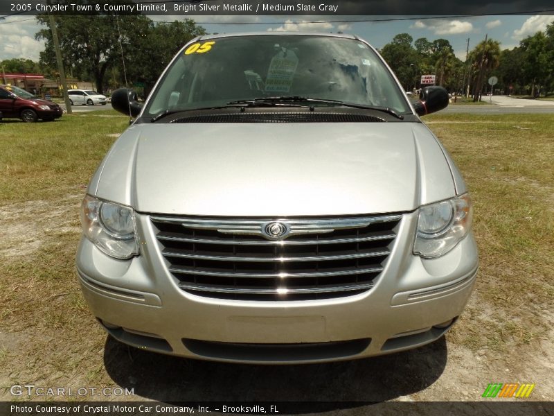 Bright Silver Metallic / Medium Slate Gray 2005 Chrysler Town & Country Limited