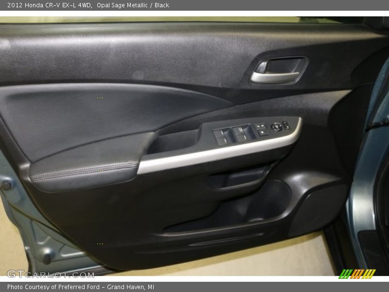 Opal Sage Metallic / Black 2012 Honda CR-V EX-L 4WD